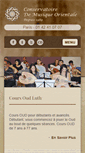 Mobile Screenshot of musique-orientale.com