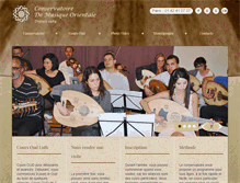 Tablet Screenshot of musique-orientale.com